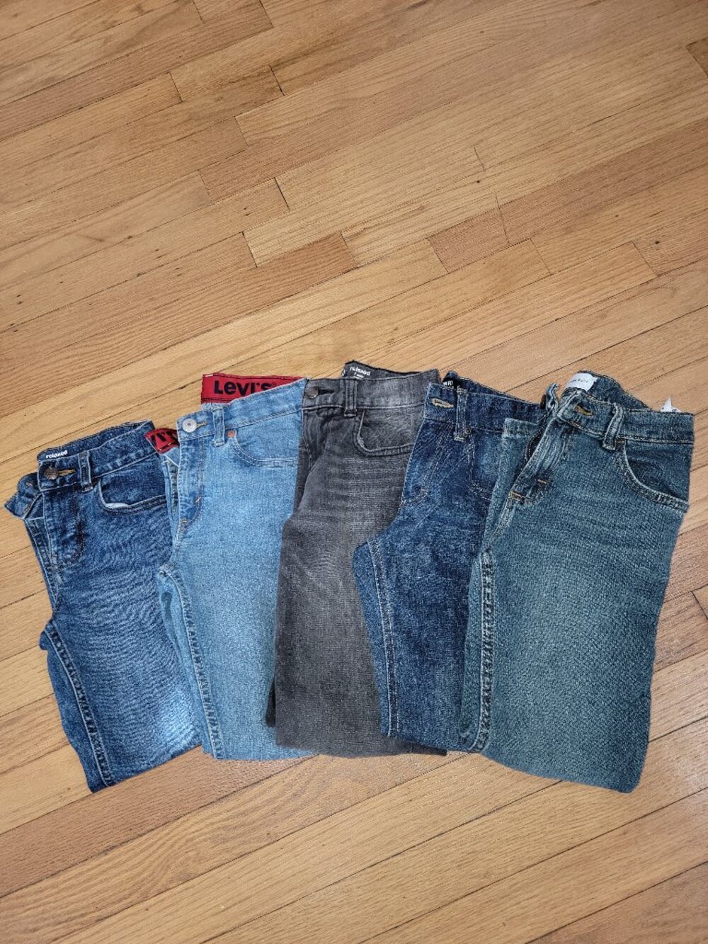 5 pairs of Boys size 7 pants